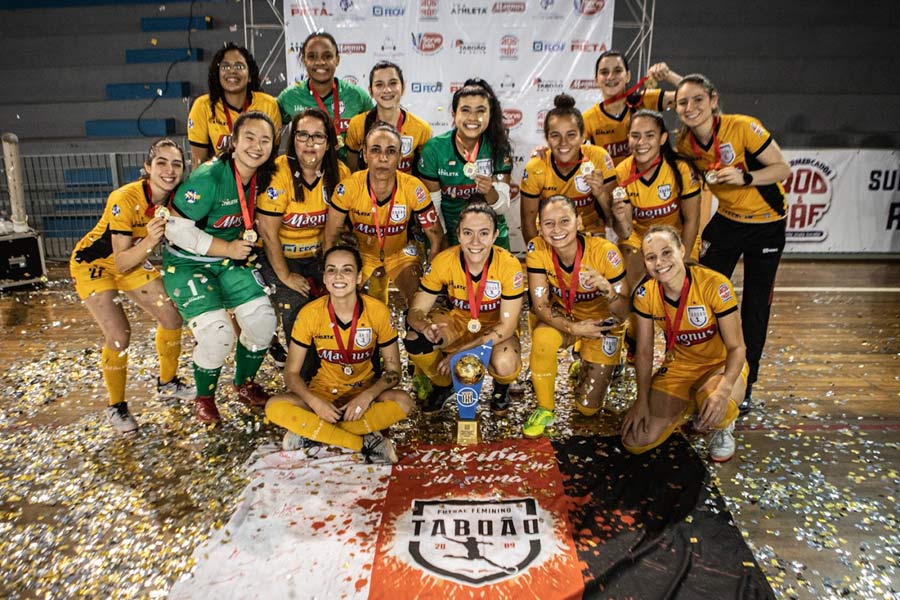 Taboão/Magnus é campeã do Paulista de Futsal Feminino e briga por título  Brasileiro no sábado, 19 - O TABOANENSE