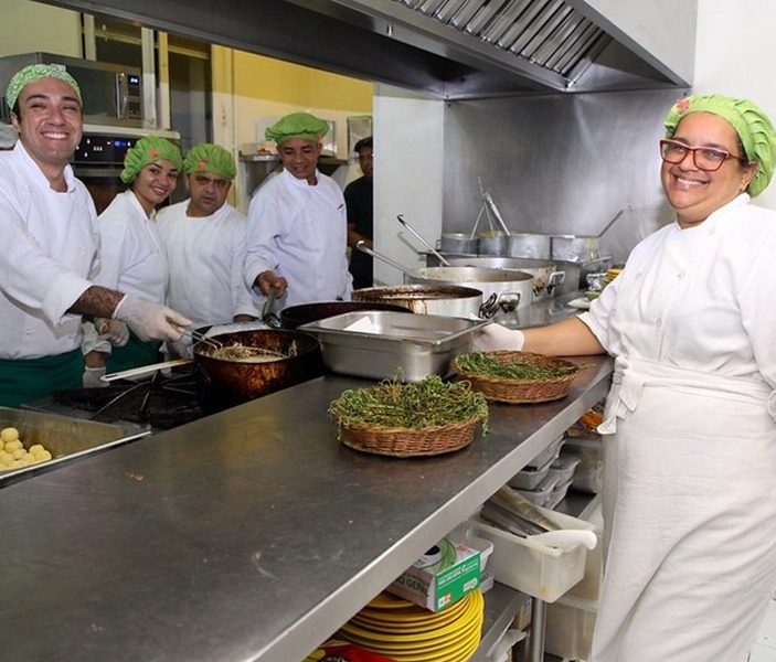 Aula de gastronomia (Ilustração) / Governo do Estado de São Paulo