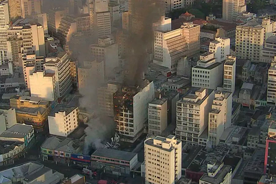 SP: incêndio atinge prédio em Perdizes e deixa vítimas, Brasil