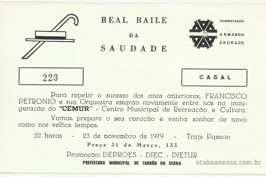 Acervo O Taboanense / Doação Família Andrade